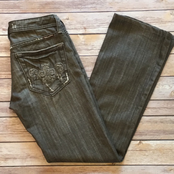 Miss Me Denim - FINAL ⬇️ MISS ME 27x30 distressed brown jeans